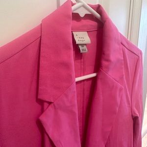 Pink Linen Blazer